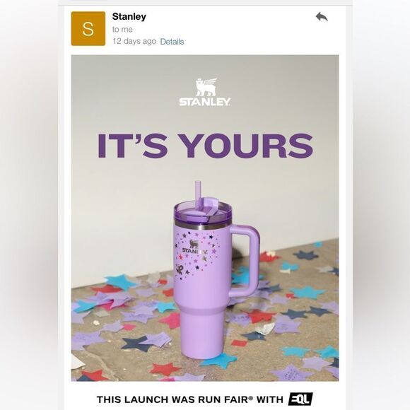 Stanley Olivia Rodrigo Exclusive Tumblr. 💜⚡️ - Picture 6 of 6